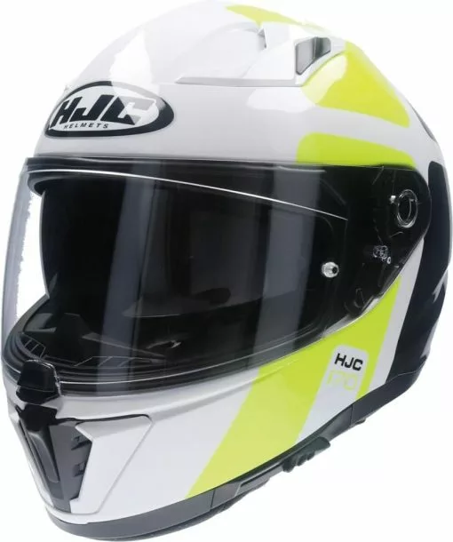 HJC I70 PRIKA Integralhelm -Vendite HJC hjc i70 prika integralhelm weiss fluo gelb mc4h xxl 119207wgxxl 4