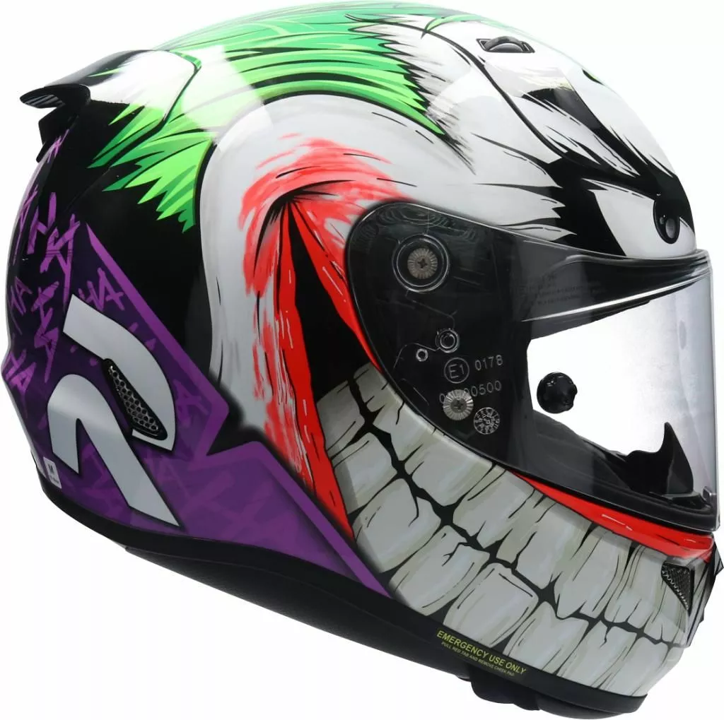 HJC RPHA11 JOKER DC COMICS Integralhelm 4 HJC RPHA11 JOKER DC COMICS Integralhelm - immagine 4