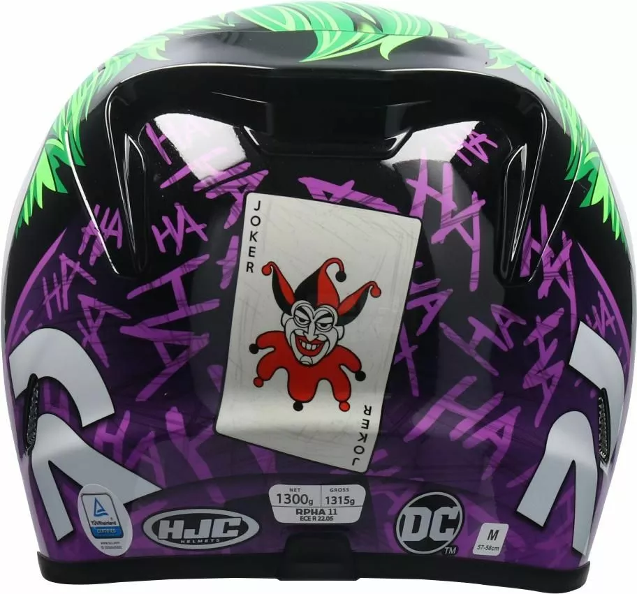 HJC RPHA11 JOKER DC COMICS Integralhelm 5 HJC RPHA11 JOKER DC COMICS Integralhelm - immagine 5