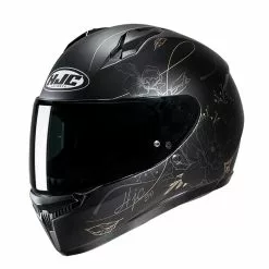 Policarbonato Casco Hjc C10 Epik Nero Oro