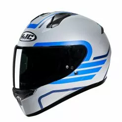 Policarbonato Casco Hjc C10 Lito Blu Grigio