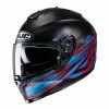 Policarbonato Casco Hjc C70 Pentas Blu Rosso