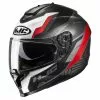 Policarbonato Casco Hjc C70 Silon Nero Rosso