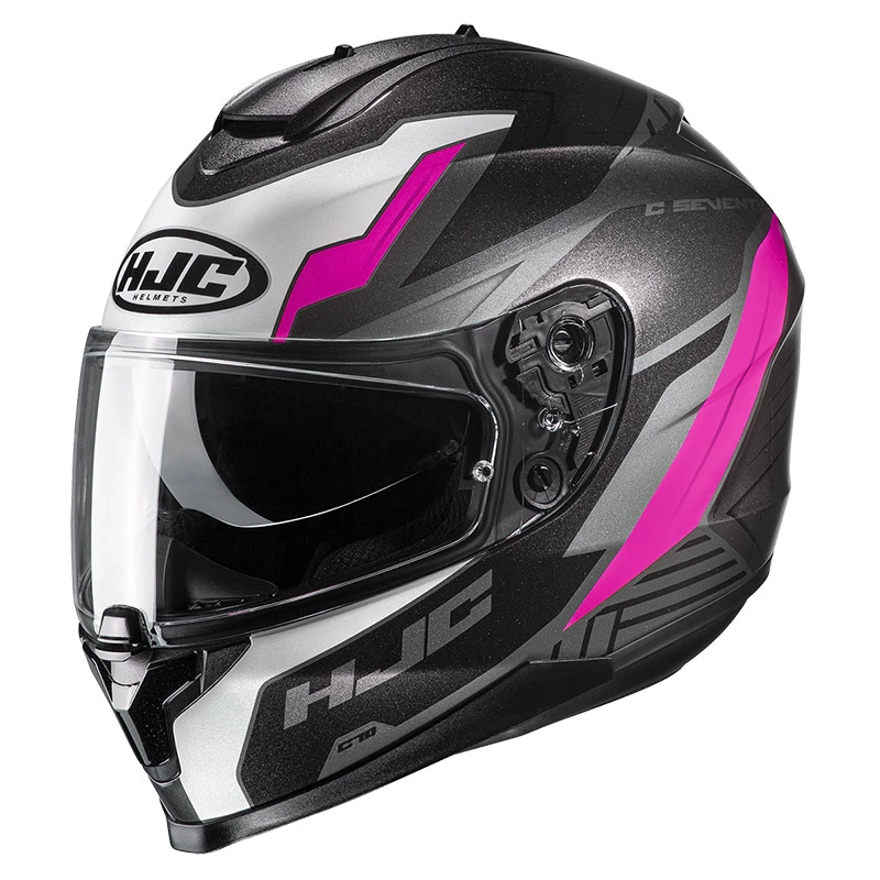 Policarbonato Casco Hjc C70 Silon Nero Viola 1 Policarbonato Casco Hjc C70 Silon Nero Viola