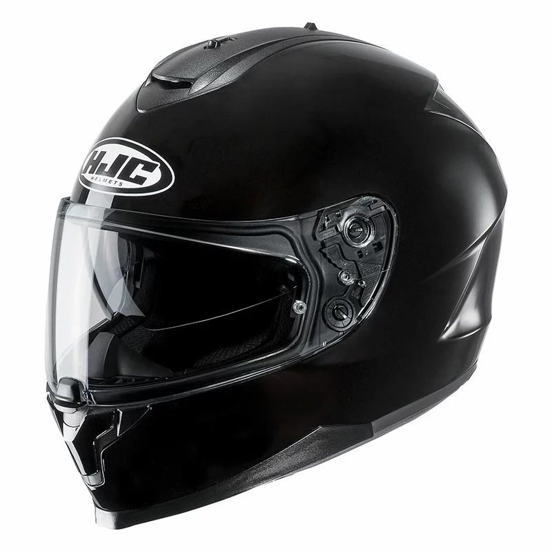 Policarbonato Casco Moto Hjc C70 Solid Nero 1 Policarbonato Casco Moto Hjc C70 Solid Nero