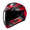 Policarbonato Casco Hjc C10 Tins Nero Rosso