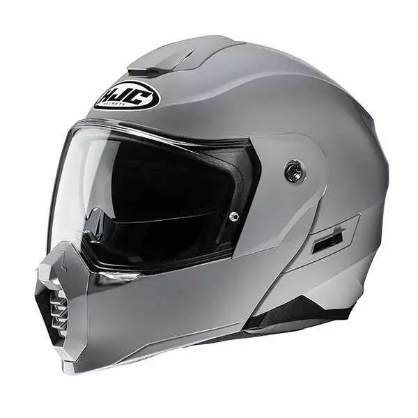 Policarbonato Casco Modulare Hjc C80 Grigio 2 Policarbonato Casco Modulare Hjc C80 Grigio - immagine 2
