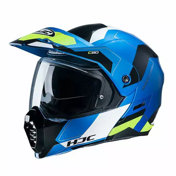 Policarbonato Hjc C80 Rox Blu 1 Policarbonato Hjc C80 Rox Blu