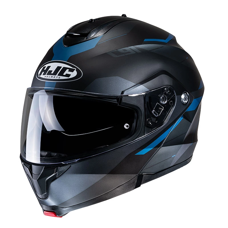 Policarbonato Casco Modulare Hjc C91 Karan Blu Nero 1 Policarbonato Casco Modulare Hjc C91 Karan Blu Nero