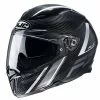 Fibra Casco Hjc F70 Carbon Eston Bianco