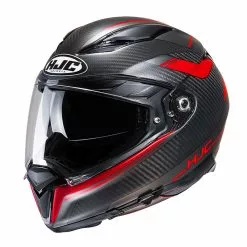 Fibra Casco Hjc F70 Carbon Ubis Nero Rosso