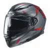 Fibra Casco Hjc F70 Dever Rosso