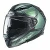 Fibra Casco Hjc F70 Dever Verde