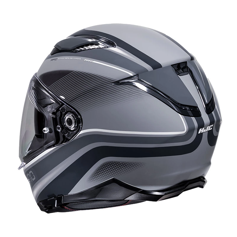 Fibra Casco Hjc F70 Diwen Grigio 2 Fibra Casco Hjc F70 Diwen Grigio - immagine 2
