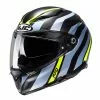Fibra Casco Hjc F70 Galla Blu Giallo