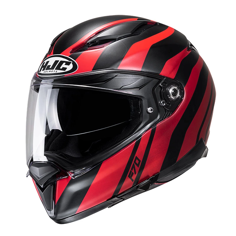 Fibra Casco Hjc F70 Galla Nero Rosso 1 Fibra Casco Hjc F70 Galla Nero Rosso