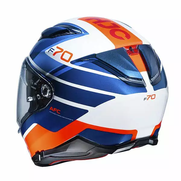 Fibra Casco Hjc F70 Tino Blu 2 Fibra Casco Hjc F70 Tino Blu - immagine 2