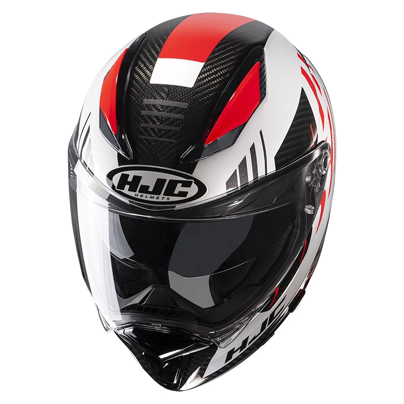 Fibra Casco Hjc F70 Carbon Kesta Rosso 2 Fibra Casco Hjc F70 Carbon Kesta Rosso - immagine 2