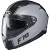 Fibra Casco Hjc F70 Mago Nero Grigio