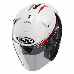 Fibra Casco Hjc Fg Jet Balin Bianco Rosso -Vendite HJC hjc fg jet balin biancorosso 3