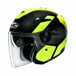 Fibra Casco Hjc Fg Jet Epen Nero Giallo