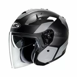 Fibra Casco Hjc Fg Jet Epen Grigio Nero