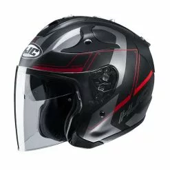 Fibra Casco Hjc Fg Jet Komina Rosso