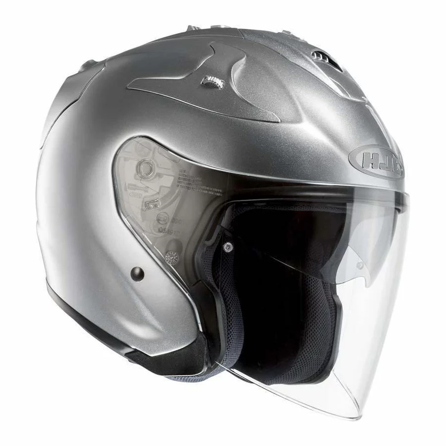 Fibra Hjc Casco Fg Jet Metal Argento 1 Fibra Hjc Casco Fg Jet Metal Argento
