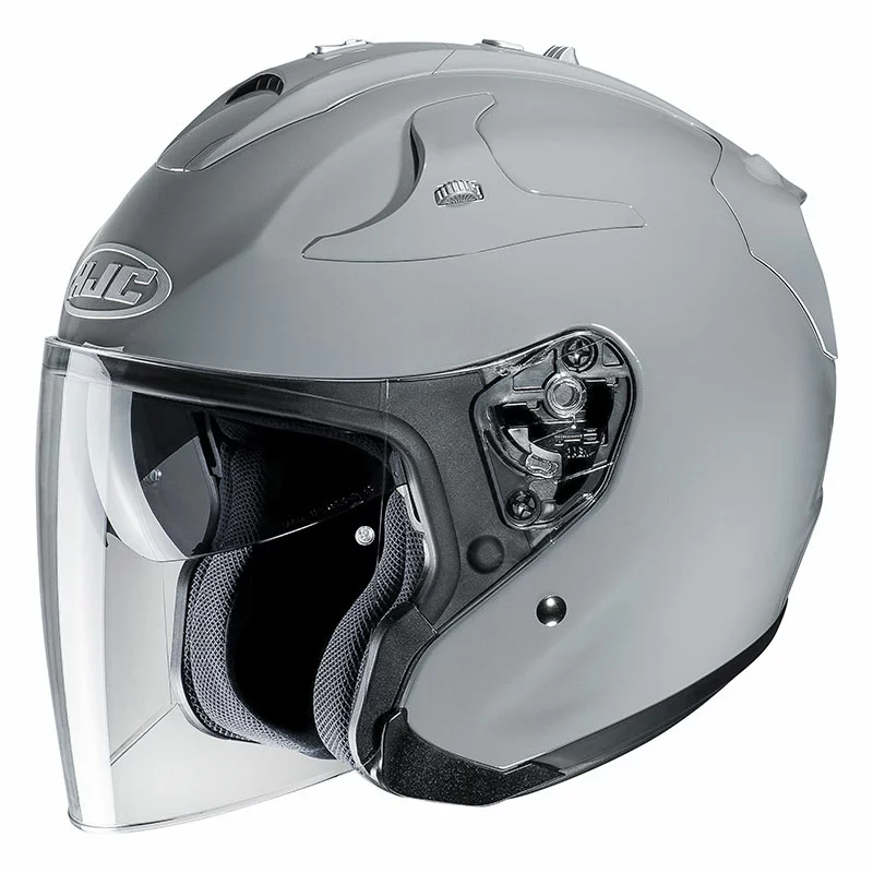 Fibra Casco Moto Hjc Fg Jet Grigio 1 Fibra Casco Moto Hjc Fg Jet Grigio