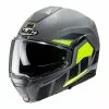 Policarbonato Casco Modulare Hjc I100 Beis Giallo Grigio