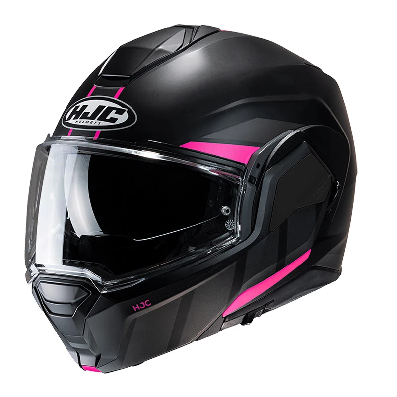 Policarbonato Casco Modulare Hjc I100 Beis Rosa Nero 1 Policarbonato Casco Modulare Hjc I100 Beis Rosa Nero