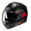 Policarbonato Casco Modulare Hjc I100 Beis Nero Rosso