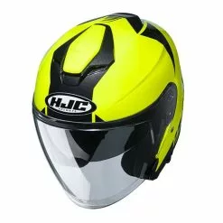 Policarbonato Casco Jet Hjc I30 Baras Giallo Fluo -Vendite HJC hjc i30 baras giallo 1