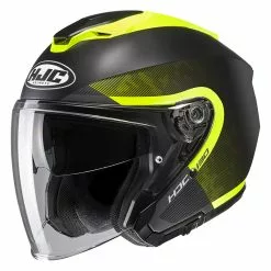 Policarbonato Casco Jet Hjc I30 Dexta Nero Giallo