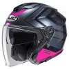 Policarbonato Casco Jet Hjc I30 Zetra Grigio Rosa