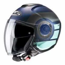 Policarbonato Casco Jet Hjc I40 Spina Blu