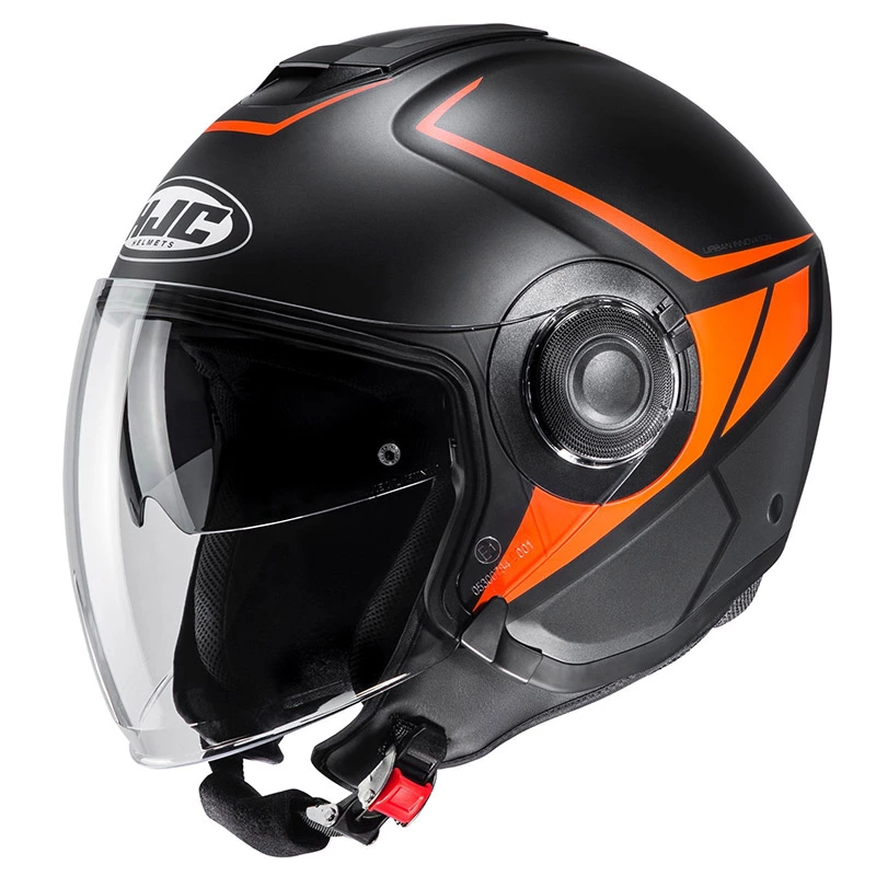 Policarbonato Casco Hjc I40 Camet Nero Arancio 1 Policarbonato Casco Hjc I40 Camet Nero Arancio