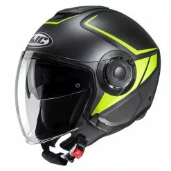 Policarbonato Casco Hjc I40 Camet Nero Giallo