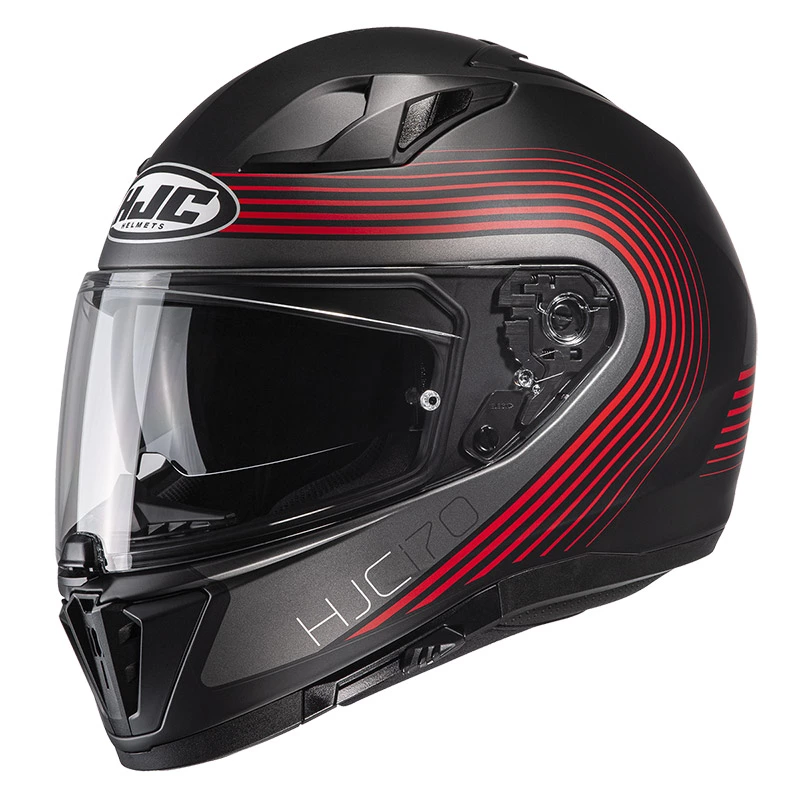 Policarbonato Casco Hjc I70 Surf Nero Rosso 1 Policarbonato Casco Hjc I70 Surf Nero Rosso