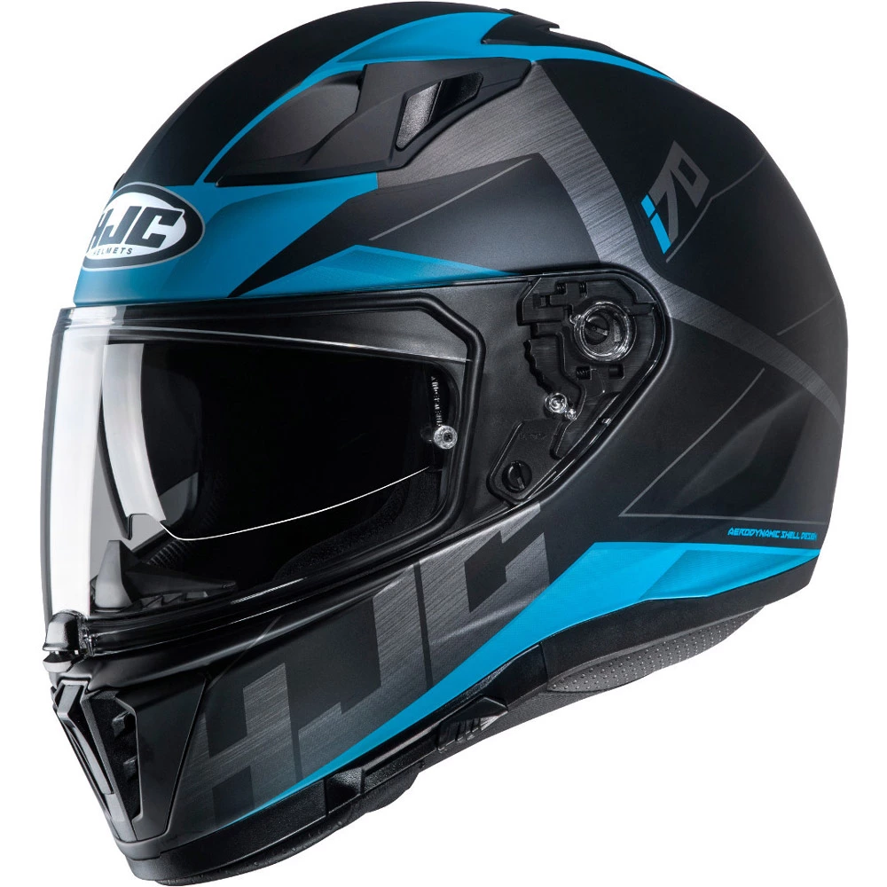 Policarbonato Casco Hjc I70 Eluma Nero Blu 1 Policarbonato Casco Hjc I70 Eluma Nero Blu