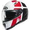 Policarbonato Casco Hjc I70 Prika Bianco Rosso