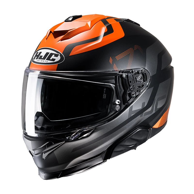 Policarbonato Casco Hjc I71 Enta Arancio Nero 1 Policarbonato Casco Hjc I71 Enta Arancio Nero