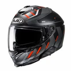 Policarbonato Casco Hjc I71 Simo Arancio Nero