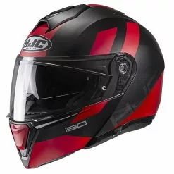 Policarbonato Casco Modulare Hjc I90 Syrex Nero Rosso