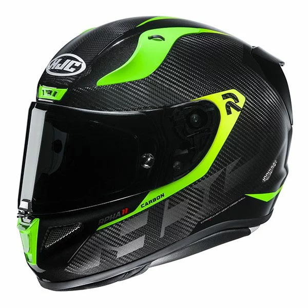Fibra Casco Hjc Rpha 11 Carbon Bleer Verde Giallo Fluo 1 Fibra Casco Hjc Rpha 11 Carbon Bleer Verde Giallo Fluo