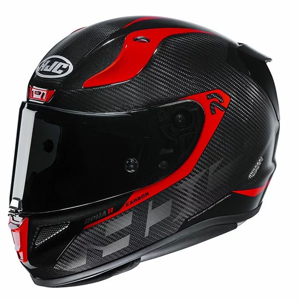 Fibra Casco Hjc Rpha 11 Carbon Bleer Rosso Fluo 1 Fibra Casco Hjc Rpha 11 Carbon Bleer Rosso Fluo