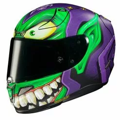 Fibra Casco Hjc Rpha 11 Green Goblin Marvel