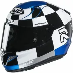 Fibra Casco Hjc Rpha 11 Misano Blu