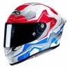 Fibra Casco Hjc Rpha 1 Nomaro Blu Rosso Bianco