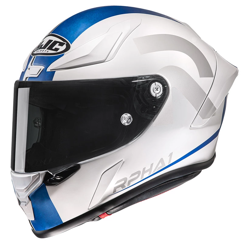 Fibra Casco Hjc Rpha 1 Senin Bianco Blu 1 Fibra Casco Hjc Rpha 1 Senin Bianco Blu